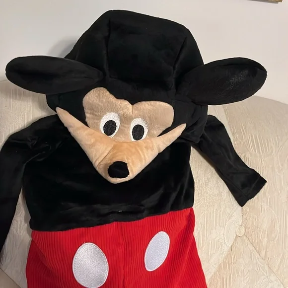 Kids Mickey Mouse Costume - Black, Red, Yellow